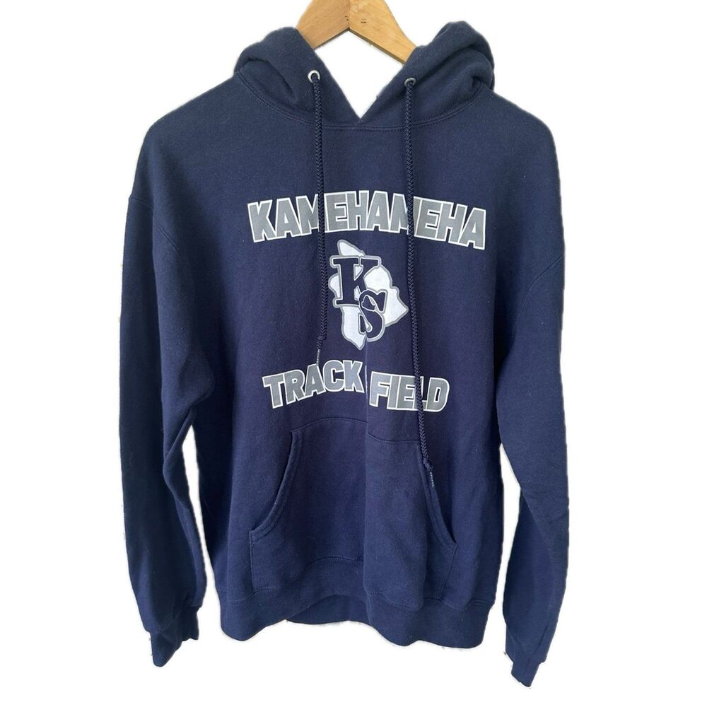 Jerzees Kamehameha Schools Hawaii KSH Unisex Track & Field Sweatshirt Hoodie M